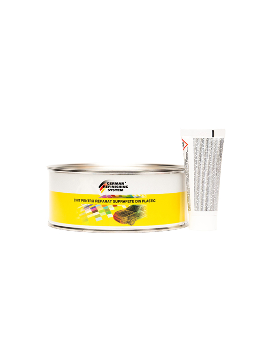 German Refinishing System CHIT AUTO PENTRU PLASTIC + intaritor cutie 1 kg