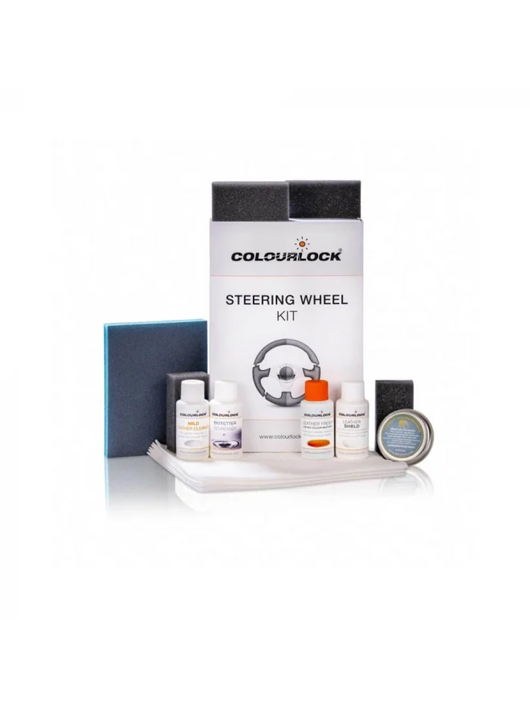 Colourlock Leather Repair Kit  set recondiționare volan piele, negru